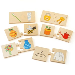 Product detail of Bigjigs Toys Didaktické puzzle Co k sobě patří