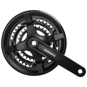 Product detail of Shimano Tourney FC-TY301 48/38/28 175mm černé kliky