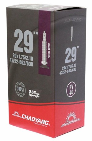 Product detail of Chaoyang duše Superlight 29x1,75/2,1 (47/52-622) FV 40 mm