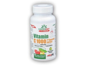 Product detail of Amix GreenDay ProVEGAN Vitamin C 1000mg with Acerola 60 kapslí