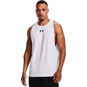 Product detail of Under Armour baseline cotton tank -WHT