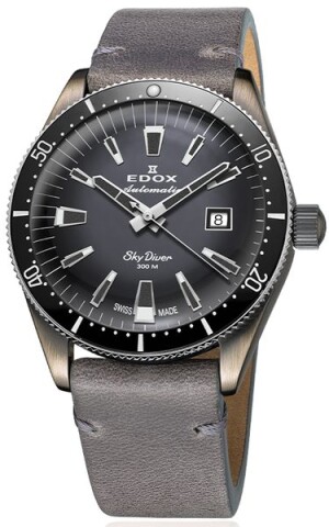 Product detail of EDOX Skydiver Date Automatic 80126-3VIN-GDN Limited Edition
