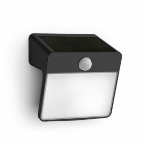 Product detail of Philips Yarixa solární venkovní nástěnné svítidlo s čidlem LED 2,2W 2700K, černá