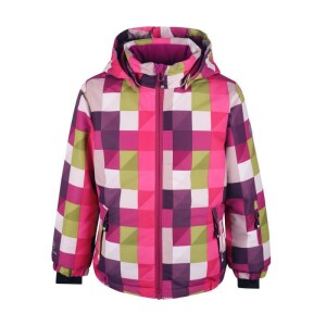 Product detail of Color Kids Ski jacket AOP AF 10.000 festival fuchsia