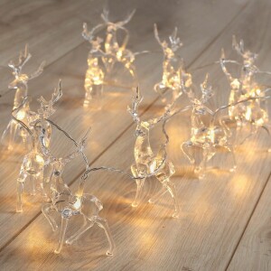 Product detail of DecoKing Vánoční světelný řetěz Sobi teplá bílá, 10 LED