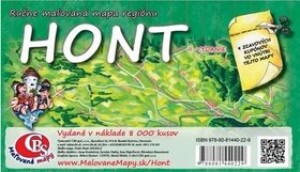 Product detail of Ručne maľovaná mapa regiónu Hont