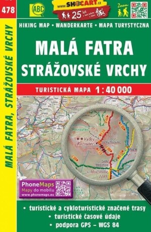 Product detail of SC 478 Malá Fatra, Strážovské vrchy 1:40 000