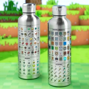 Product detail of Minecraft Láhev na pití nerezová - Ikony, 500 ml