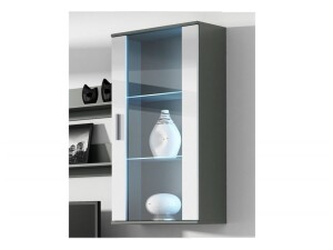 Product detail of Artcam Visící vitrína SOHO S2 Barva: Šedá/bílý lesk