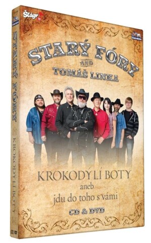 Product detail of Starý fóry &amp; Tomáš Linka - Krokodýlí boty aneb Jdu do toho s vámi - CD + DVD