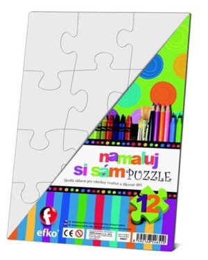 Product detail of Namaluj si sám puzzle: obdélník