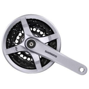 Product detail of Shimano Tourney FC-TY501 42/34/24 Stříbrné 170mm kliky