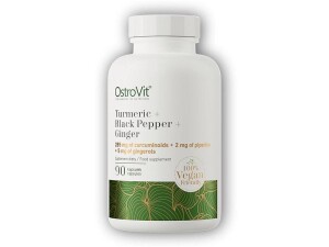 Product detail of Ostrovit Turmeric + Black peper + Ginger 90 tablet kurkuma, černý pepř, zázvor
