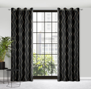 Product detail of ArtFir Závěs PIERRE CARDIN MARGO K | černá 140x250 cm