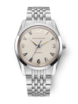 Product detail of Nivada Grenchen Antarctic 35 mm Eggshell Beige - Beads of Rice