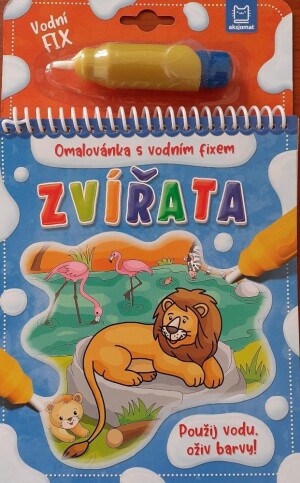 Product detail of Zvířata - Omalovánka s vodním fixem - Barbara Wierzchowska