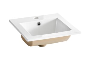 Product detail of ArtCom Keramické umyvadlo SQUARE 42 CFP 9048 B/8023 | bílá 40 cm