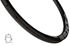 Product detail of Force Ráfek GRAVEL plášťový KARBON 40mm, 24děr