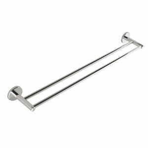 Product detail of AQUALINE SB111 Samba dvojitý držák ručníků, 60 cm, stříbrná