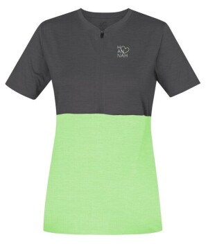 Product detail of Hannah Berry asphalt/paradise green mel