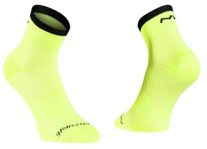Product detail of Cyklistické ponožky NorthWave  Origin Mid Yellow Fluo/Black  S