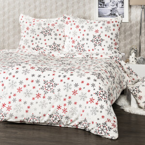 Product detail of 4Home Povlečení mikroflanel Snowflakes, 140 x 220 cm, 70 x 90 cm