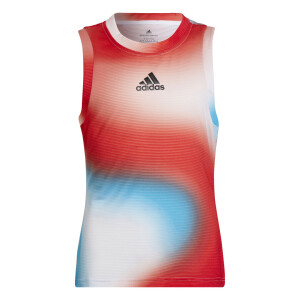 Product detail of Dívčí tílko adidas  Match Tank White/Red 140 cm