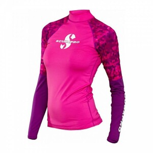 Product detail of Scubapro Dámské lycrové triko RASHGUARD FLAMINGO UPF50, dlouhý rukáv