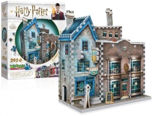 Product detail of Harry Potter: Puzzle Wrebbit 3D - Obchod Ollivandera a Scribbulus / 295 dílků