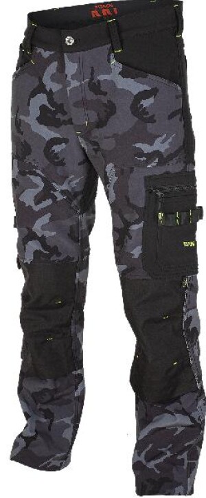 Product detail of Bennon CAMOS Trousers black/grey