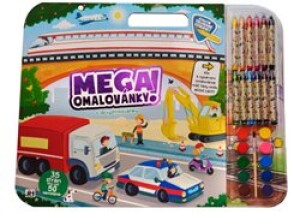 Product detail of Mega omalovánky - Doprava