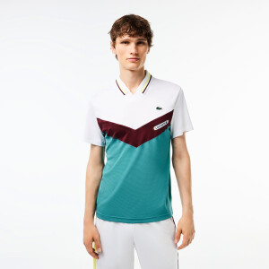 Product detail of Pánské tričko Lacoste  Medvedev New York Day Polo White/Limeira XXL