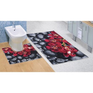 Product detail of Bellatex Koupelnová předložka Orchidea 3D, 60 x 100 + 60 x 50 cm