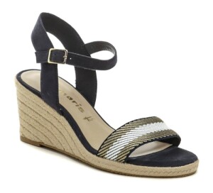 Product detail of Tamaris 1-28329-42 navy dámské sandály na klínku