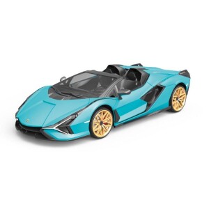 Product detail of Siva RC auto Lamborghini Sian 1:12 modrá metalíza, proporcionální RTR LED 2,4Ghz