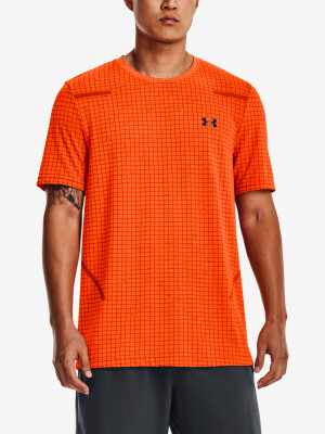 Product detail of Under Armour pánské funkční tričko Seamless Grid SS orange blast