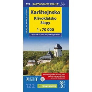 Product detail of 1: 70T(122)-Karlštejnsko,Křivoklátsko (cyklomapa), 4.  vydání