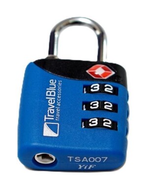 Product detail of Travel Blue Combi TSA Lock Blue