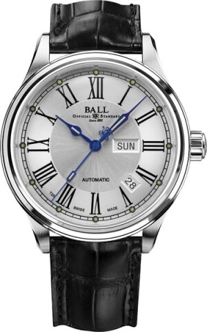 Product detail of Ball Trainmaster Roman NM1058D-L4J-WH