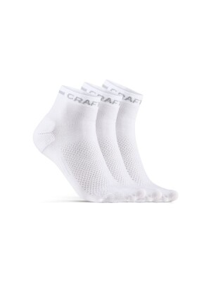 Product detail of Ponožky Craft Core Dry Mid 3-Pack White  43-45