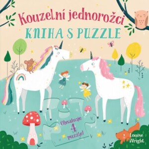 Product detail of Kouzelní jednorožci - Kniha s puzzle - Lisa Regan