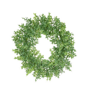 Product detail of Umělý věnec Buxus zelená, pr. 16 cm
