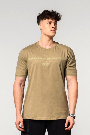 Product detail of Pánské tričko Nebbia  Muscle Fit T-shirt FLEXIN' Green XXL