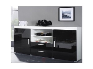 Product detail of Artcam Komoda SAMBA | reg. 5 Barva: bílá/černý lesk
