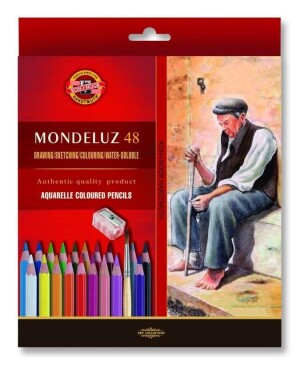 Product detail of Koh-i-noor pastelky MONDELUZ akvarelové 48 ks v sadě