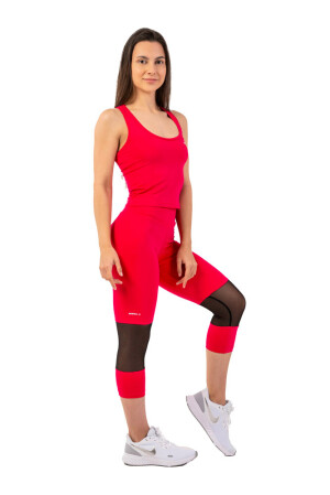 Product detail of Dámské legíny Nebbia  High-Waist ¾ Length Sporty Leggings 406 pink M