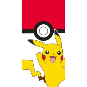 Product detail of Dětská osuška Pokémon Pokéball a Pikachu, 70 x 140 cm