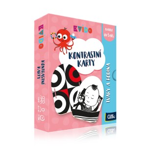 Product detail of Kontrastní karty Tvary a rodina - Kvído - Albi