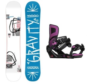 Product detail of Gravity Mist 23/24 dámský snowboard + Gravity Rise black/purple vázání + sleva 500,- na příslušenství