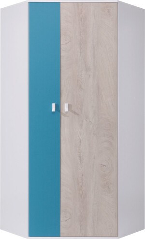 Product detail of Meblar Rohová šatní skříň PLANET PL2 P/L Barva: Bílá